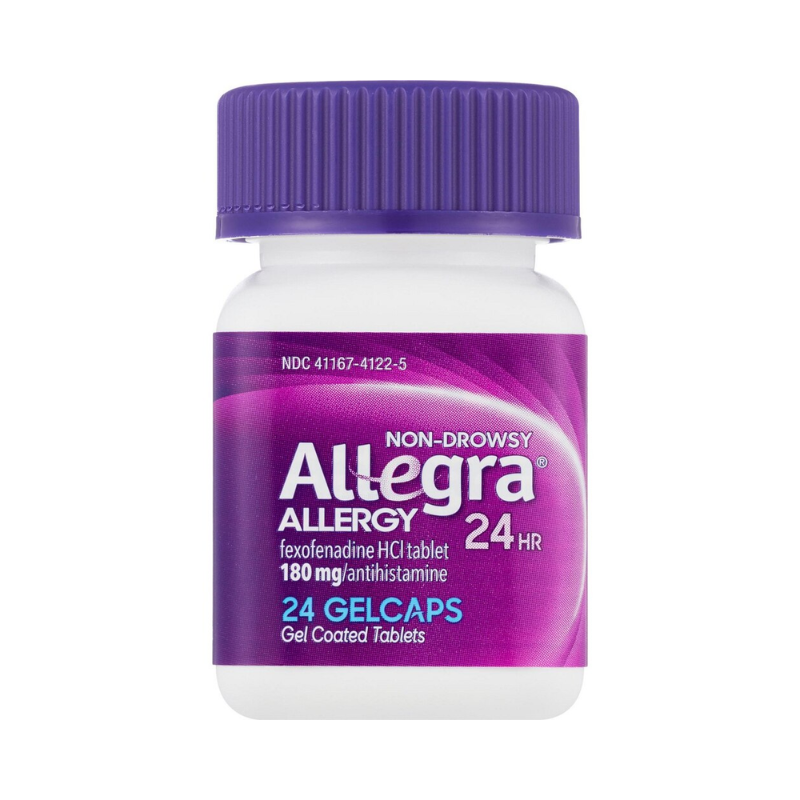 Allegra Adult Fexofenadine Allergy 24-Hour Relief Gelcaps