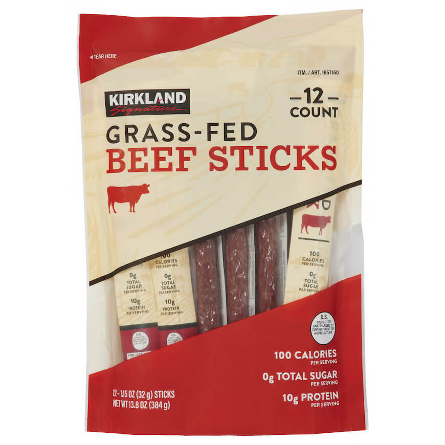 A bag of beef sticks