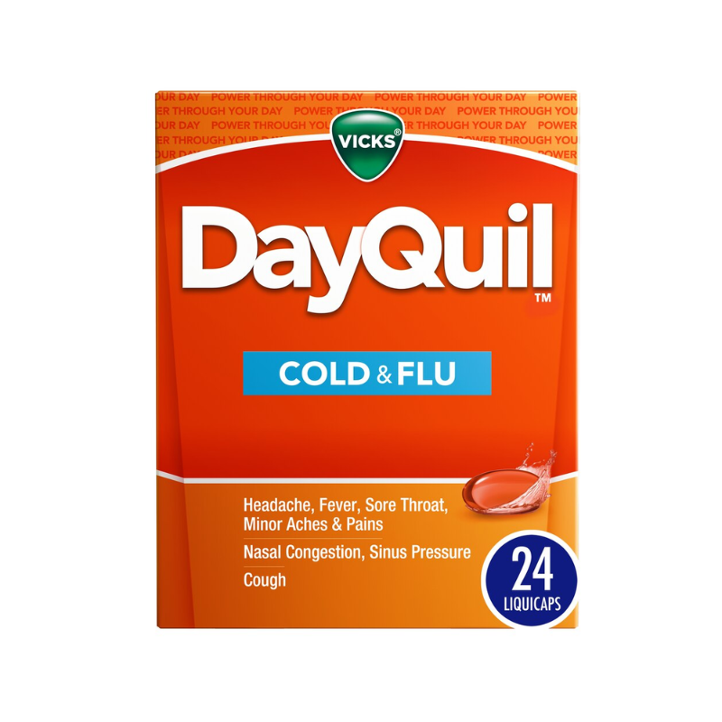 Vicks DayQuil Cold & fl.u Multi-Symptom Relief, 24 CT