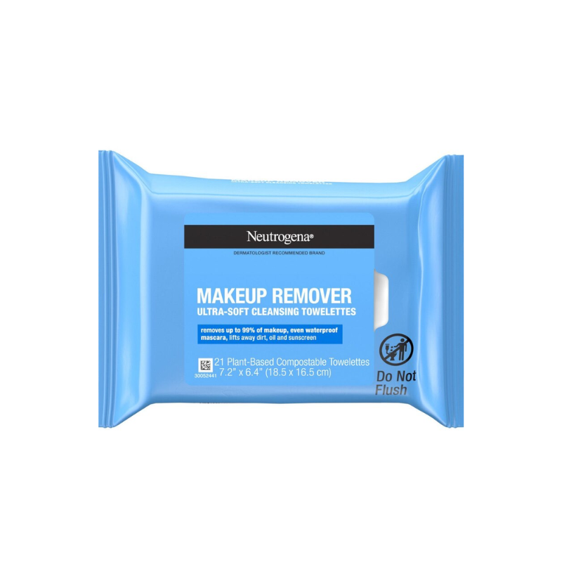 Neutrogena Makeup Remover Facial Cleansing Towelettes & Wipes, 21CT