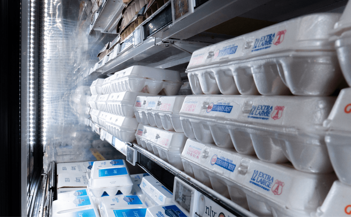 eggs at grocery store